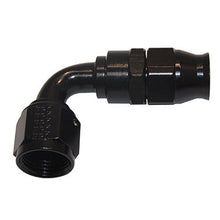 Load image into Gallery viewer, FRAGOLA 689012-BL - Hose Fitting #12 90 Deg PTFE Black image