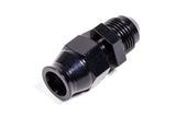 8AN Male to 1/2in Tube Adapter Fitting  Black