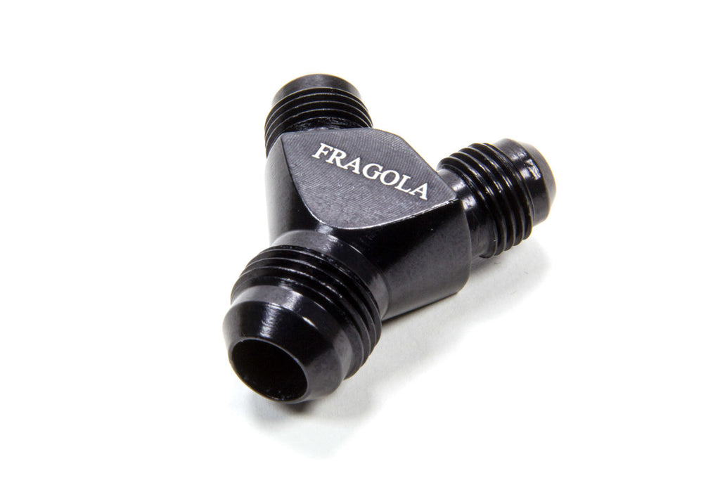 FRAGOLA 900609-BL - 8an Y-Male Fitting w/ Dual 6an outlets Black image