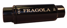 Load image into Gallery viewer, FRAGOLA 960001-BL - Fuel Filter w/40 Micron Element #6 In/Out Black image