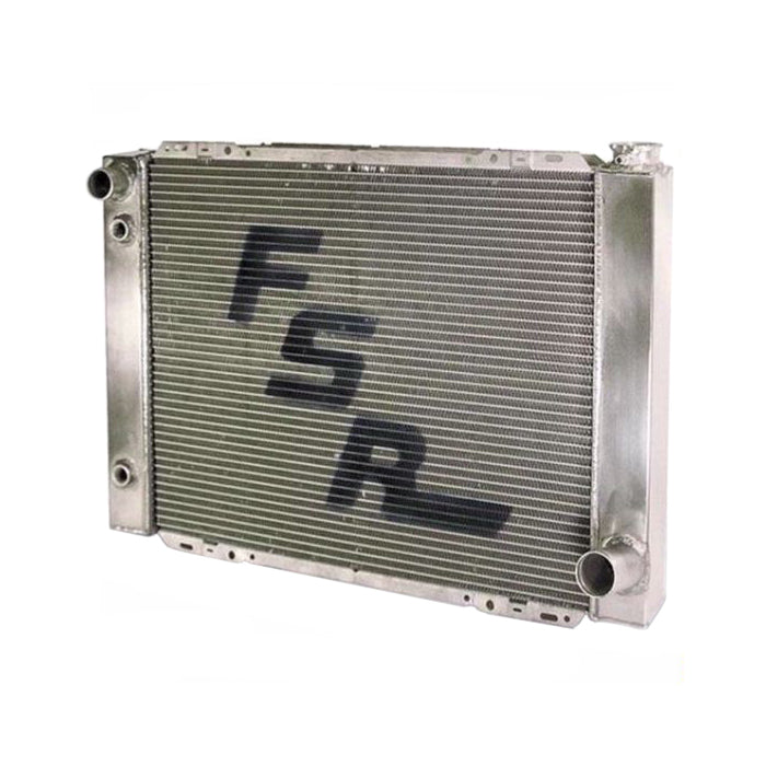 FSR RACING 2719D2-16 - Radiator Chevy Double Pass 27.5in x 19in -16an image