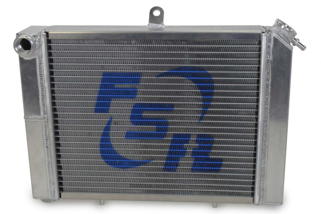 FSR RACING 78302-2 - Radiator Mini Sprint 2 Row 18x12 Cage Mount image