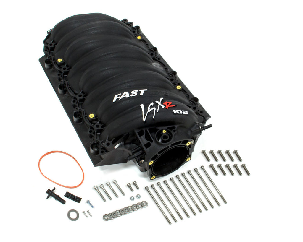 FAST ELECTRONICS 146102B - Intake Manifold LS3 - LSXR 102mm Black Finish image