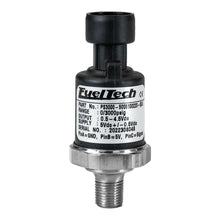 Load image into Gallery viewer, FUELTECH USA 5005100021-BLK - 0-300 PSI Pressure Sensor (Black Series) image