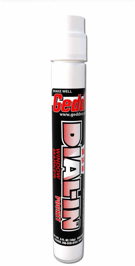 GEDDEX 723 - Dial-In Pocket Window Marker White .5oz Bottle image