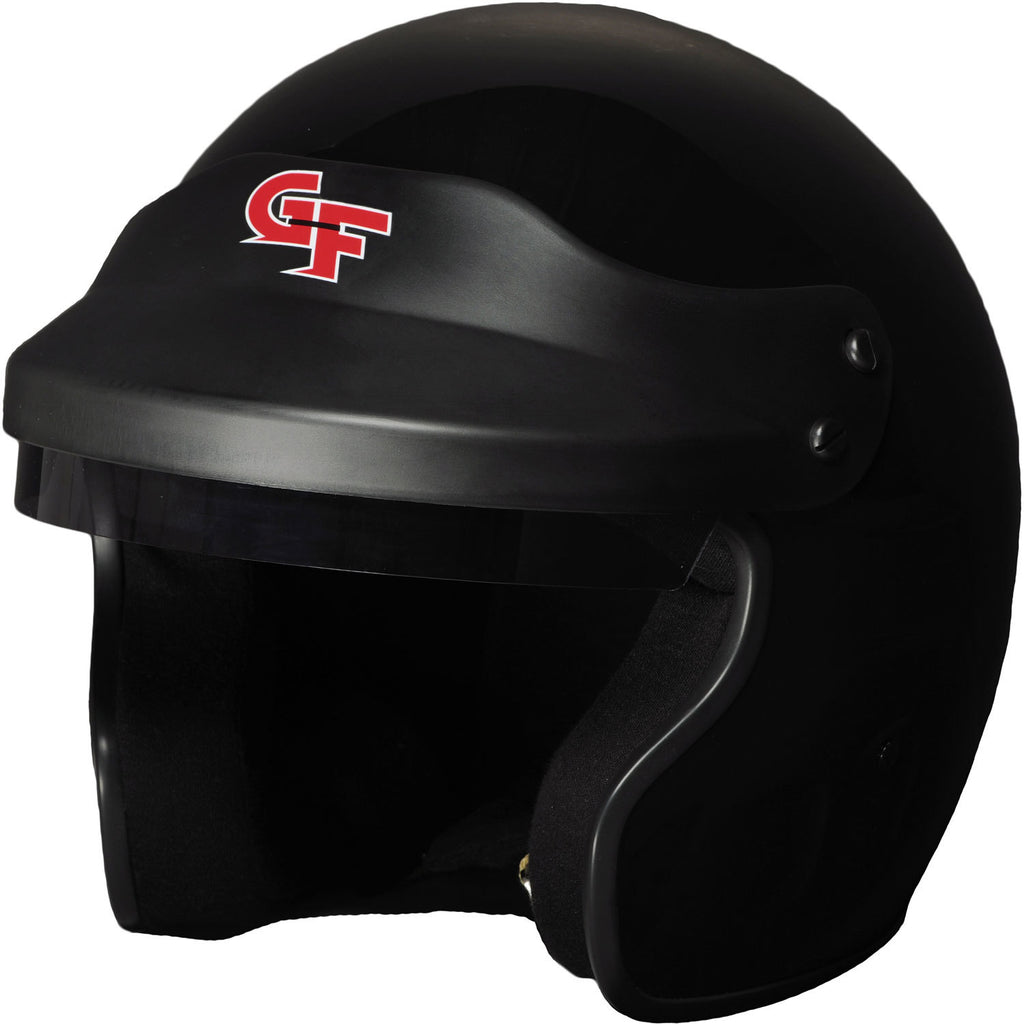 G-FORCE 13002LRGBK - Helmet GF1 Open Large Black SA2020 image