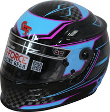 Load image into Gallery viewer, G-FORCE 13005MEDBU - HELMET REVO GRAPHICS MED BLUE SA2020 image