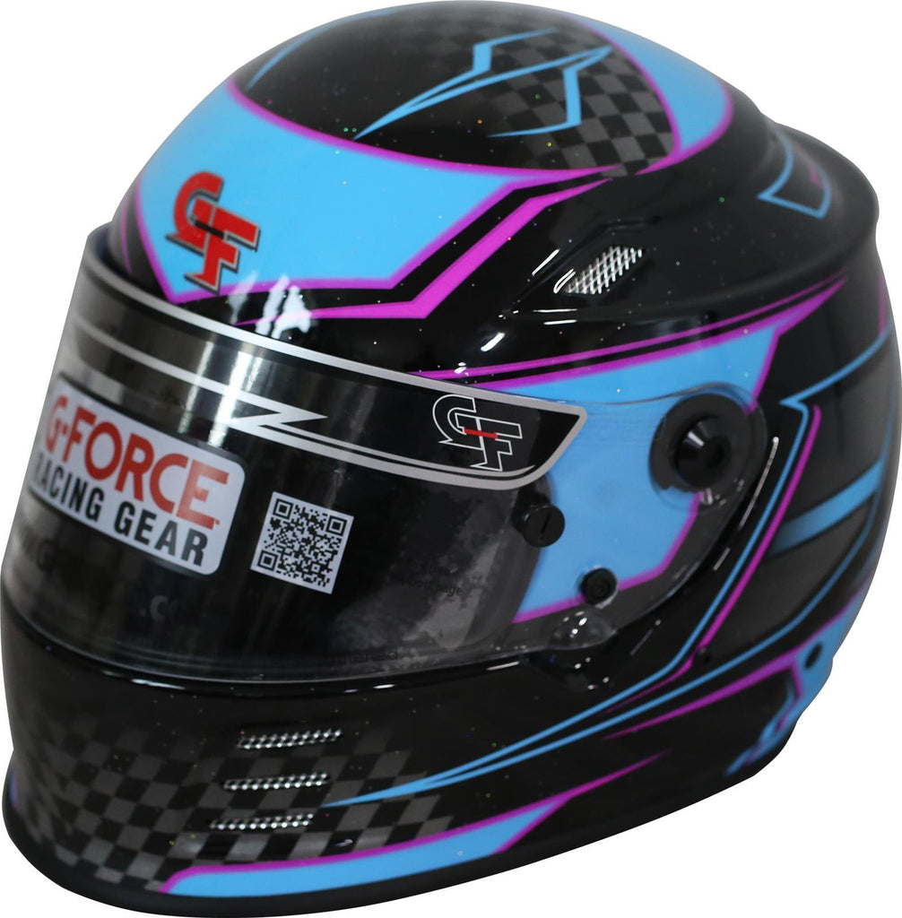 G-FORCE 13005SMLBU - HELMET REVO GRAPHICS SML BLUE SA2020 image