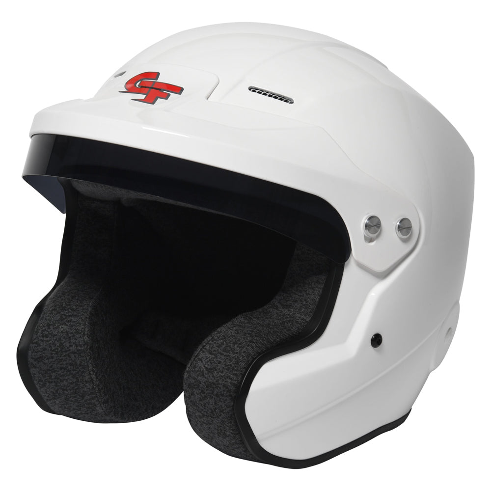 G-FORCE 16002LRGWH - Helmet Nova Open Large White SA2020 image