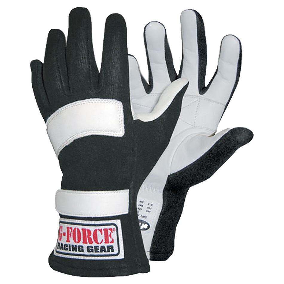 G-FORCE 4101MEDBK - G5 Racing Gloves Medium Black image