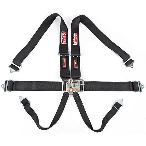 G-FORCE 6001BK - 6pt Harness Set L&L Black Indiv Shldr image