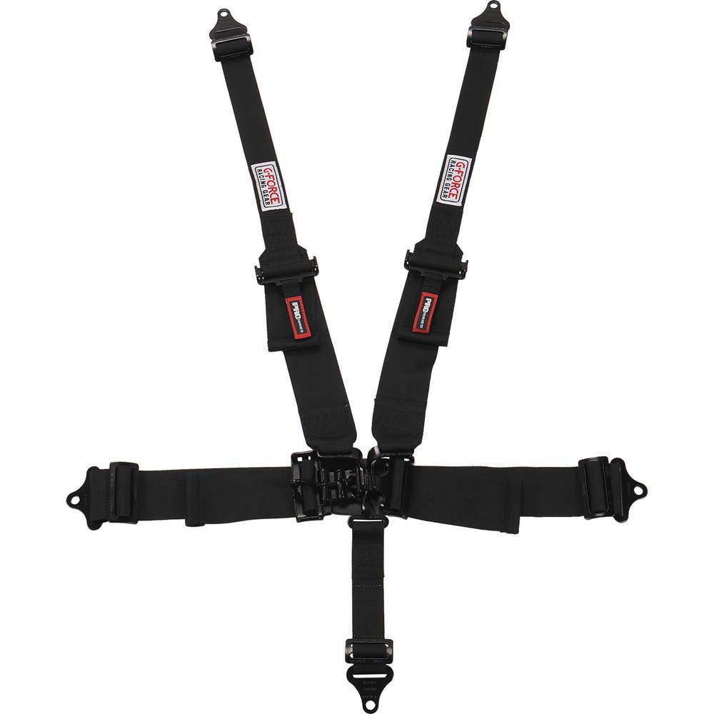 G-FORCE 6600BK - 5pt Harness L&L HNR Indiv PD SFI 16.1 image