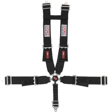 Load image into Gallery viewer, G-FORCE 7030BK - 5pt Harness Set Black Camlock Pull-Down Lap image