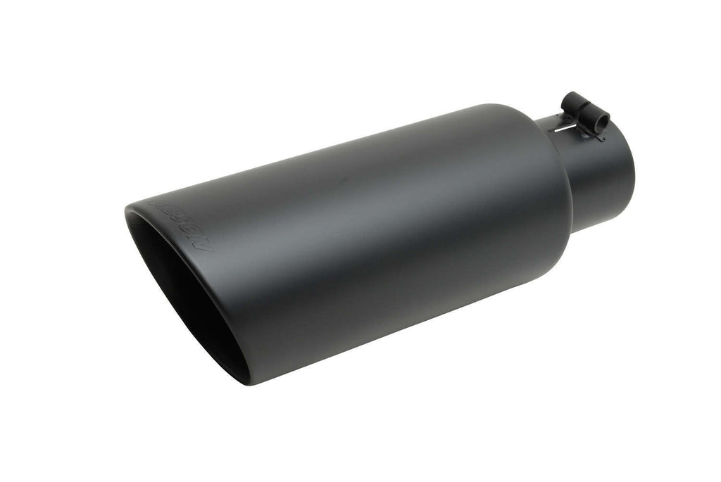 GIBSON EXHAUST 500637-B - Black Ceramic Double Wal led Angle Exhaust Tip image