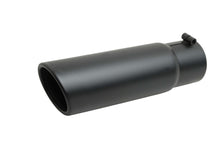 Load image into Gallery viewer, GIBSON EXHAUST 500643-B - Black Ceramic Rolled Edg e Angle Exhaust Tip image