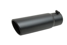 Load image into Gallery viewer, GIBSON EXHAUST 500650-B - Black Ceramic Rolled Edg e Angle Exhaust Tip image