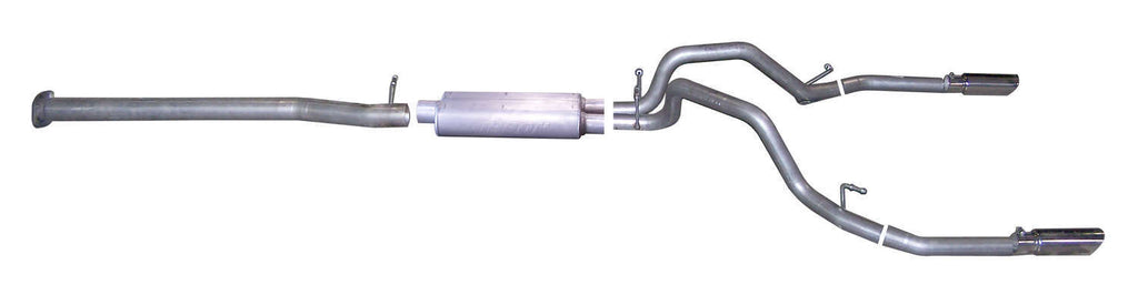 GIBSON EXHAUST 5627 - Cat-Back Dual Split Exha ust System  Aluminized image