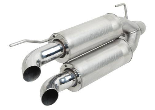 GIBSON EXHAUST 98013 - Polaris UTV Dual Exhaust Stainless image