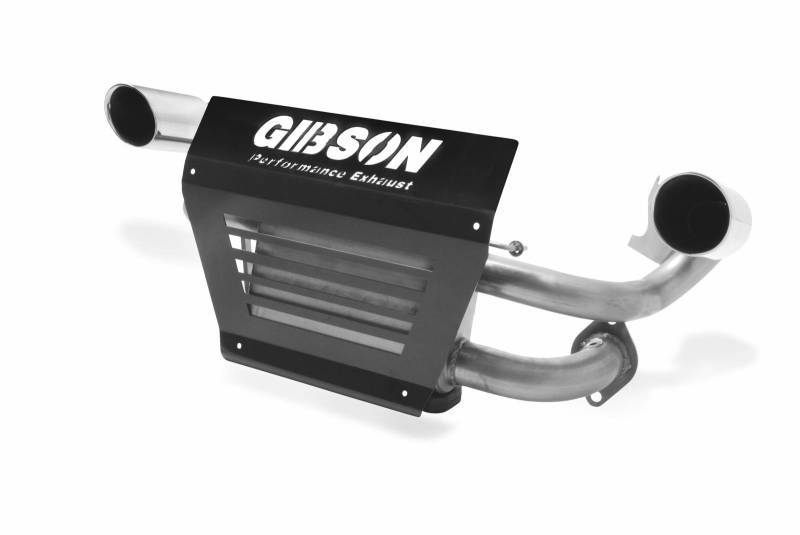 GIBSON EXHAUST 98021 - Polaris UTV Dual Exhaust Stainless image