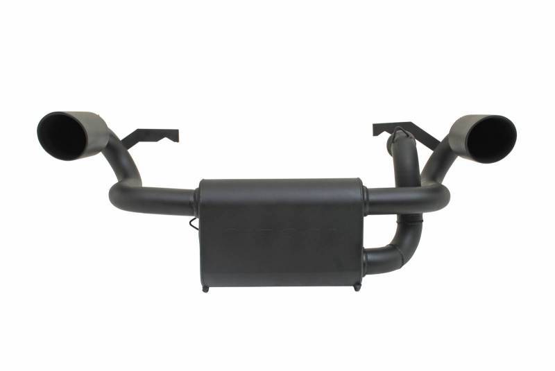 GIBSON EXHAUST 98024 - Polaris UTV Dual Exhaust Black Ceramic image