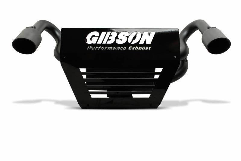 GIBSON EXHAUST 98026 - Polaris UTV Dual Exhaust Black Ceramic image