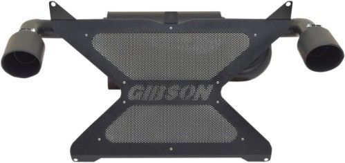 GIBSON EXHAUST 98034 - Can-Am UTV Dual Exhaust Black Ceramic image