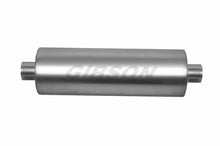 Load image into Gallery viewer, GIBSON EXHAUST BM0114 - MWA 3.0in Center/Center 5.0in Round Muffler SS image