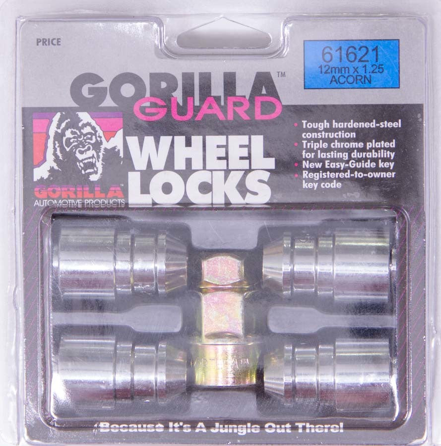 GORILLA 61621 - Wheel Locks 12mmx1.25 Acorn 4pk image