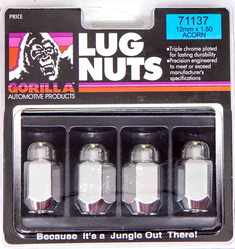 GORILLA 71178 - 100 Lugnuts 7/16 Acorn 13/16 Hex image