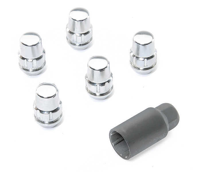 GORILLA 71481NB5 - 5 Wheel Locks Jeep JK 3/4 Hex image