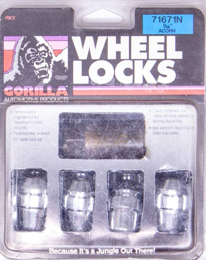 GORILLA 71671N - Wheel Lock 7/16 Acorn (4) image