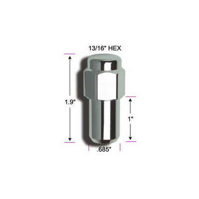 GORILLA 74187B - 4 Lugnuts Extended Mag 1/2 image