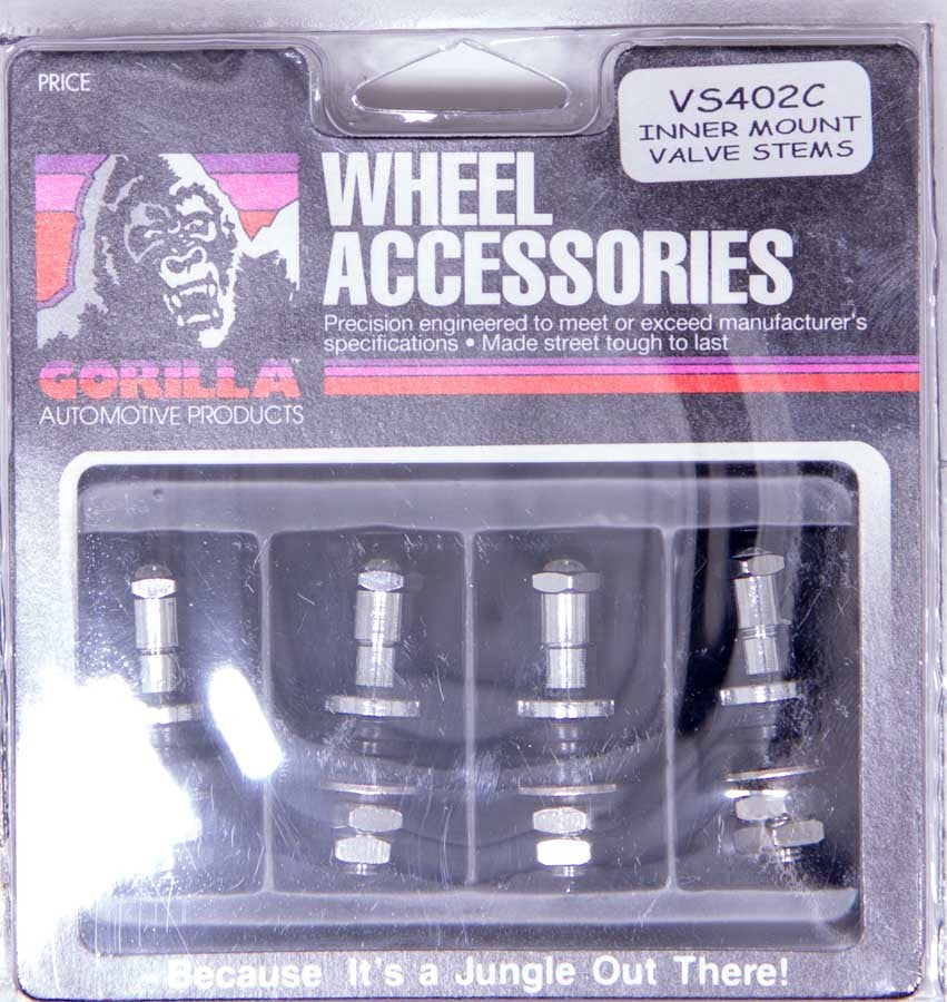 GORILLA VS402-C - 4 Valve Stems Inner Mount Bolt On Chrome image