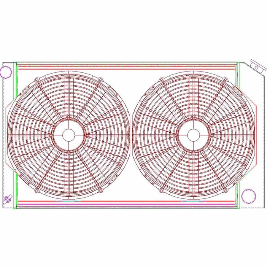 GRIFFIN CU00008 - Radiator Combo Unit GM A & G Body image