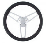 Billet Series Leather St eering Wheel Ford Logo