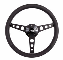 Load image into Gallery viewer, GRANT 1929 - Classic Series Blk Wheel Jeep Logo/Install Kit image