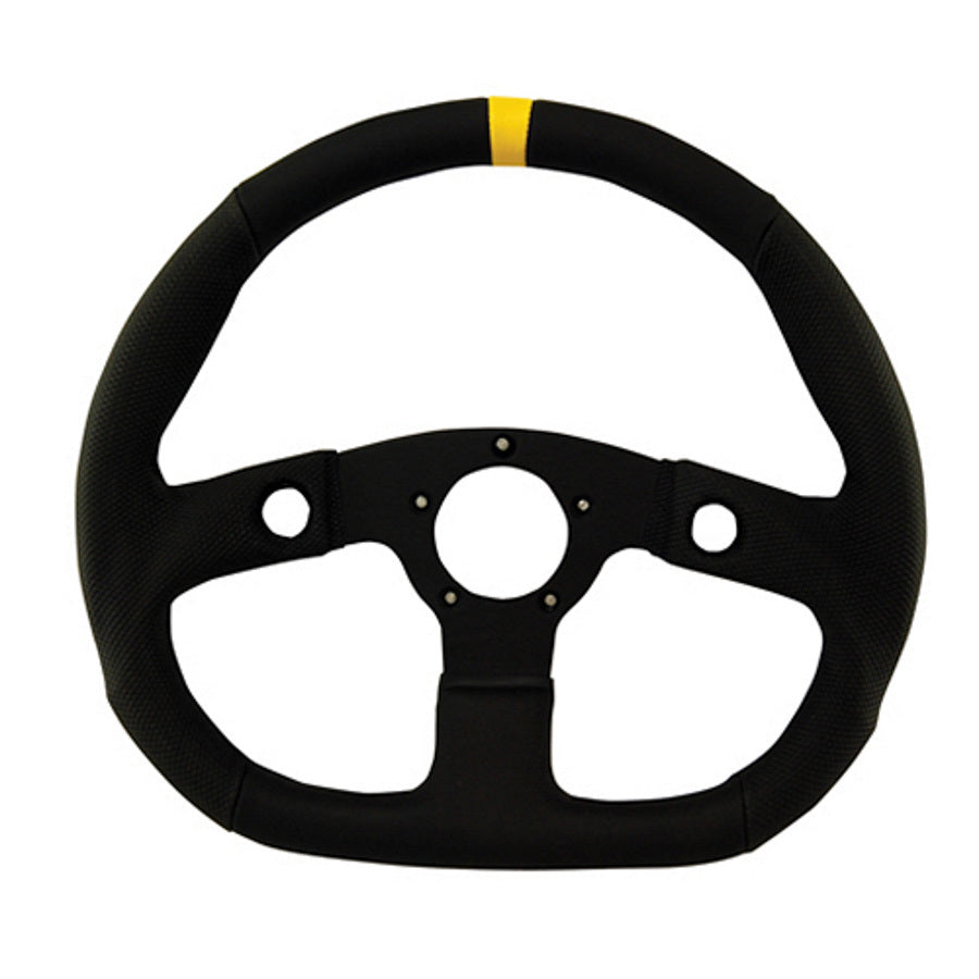 GRANT 630 - D-Shaped Diamond Grip Steering Wheel Black image