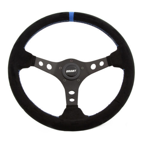 GRANT 696 - Suede Racing Steering Wheel w/Center Marker image