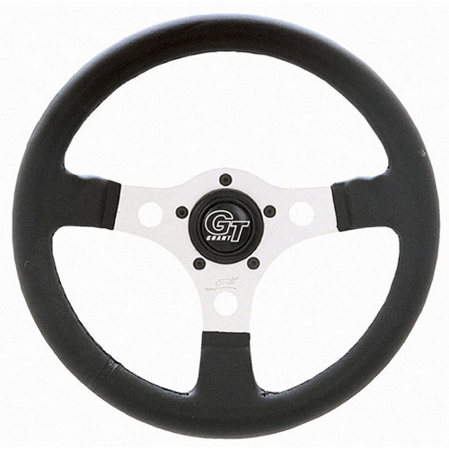 GRANT 762 - Steering Wheel Formula GT 12in 5-Bolt Sil/Blk image