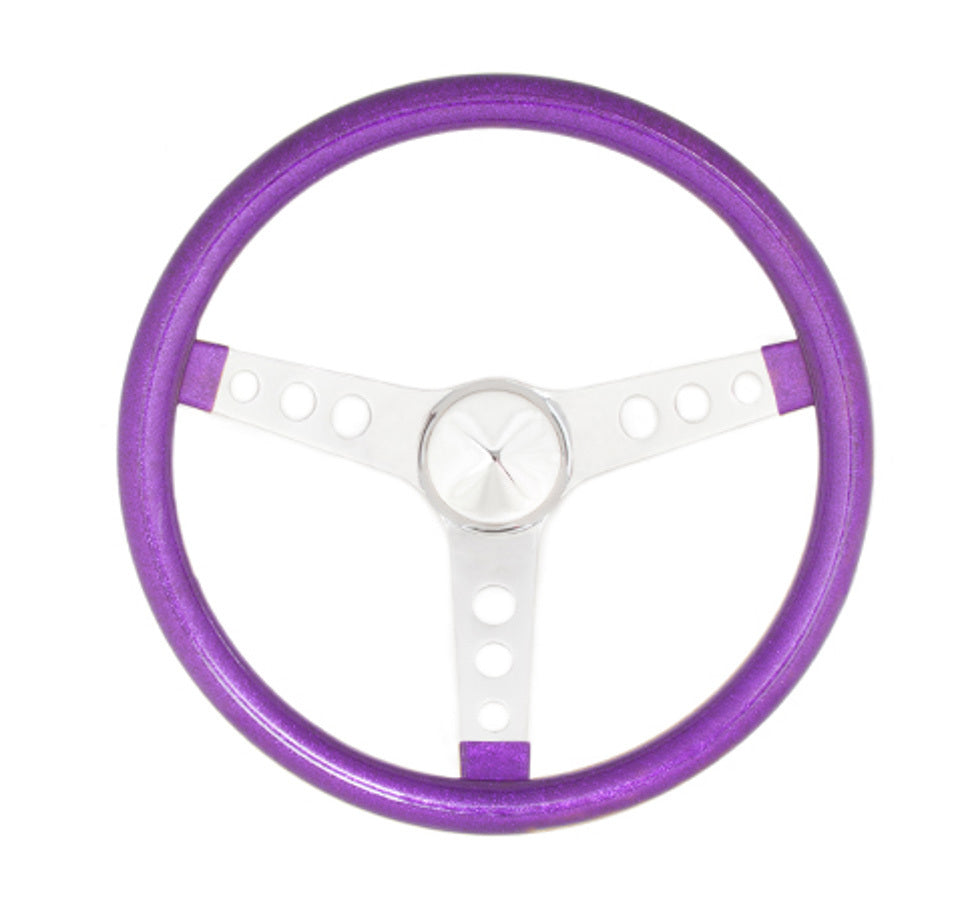 GRANT 8443 - Steering Wheel Mtl Flake Purple/Spoke Chrm 13.5 image