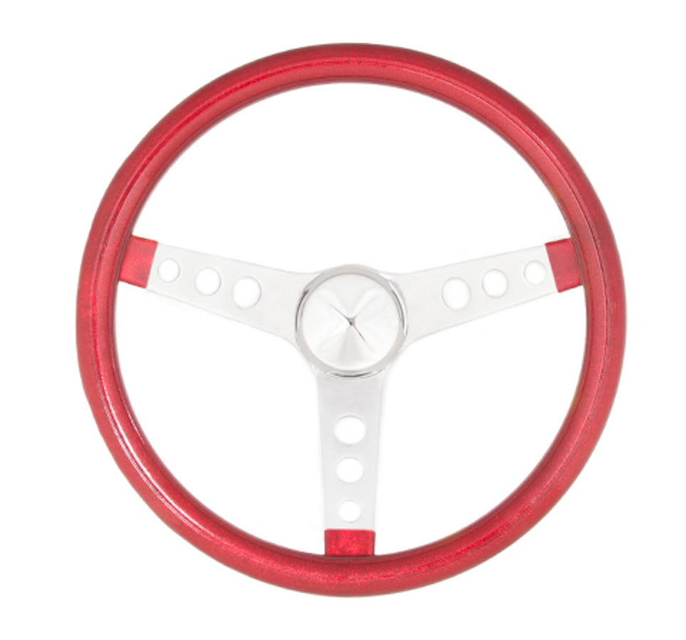 GRANT 8445 - Steering Wheel Mtl Flake Red/Spoke Chrm 13.5 image