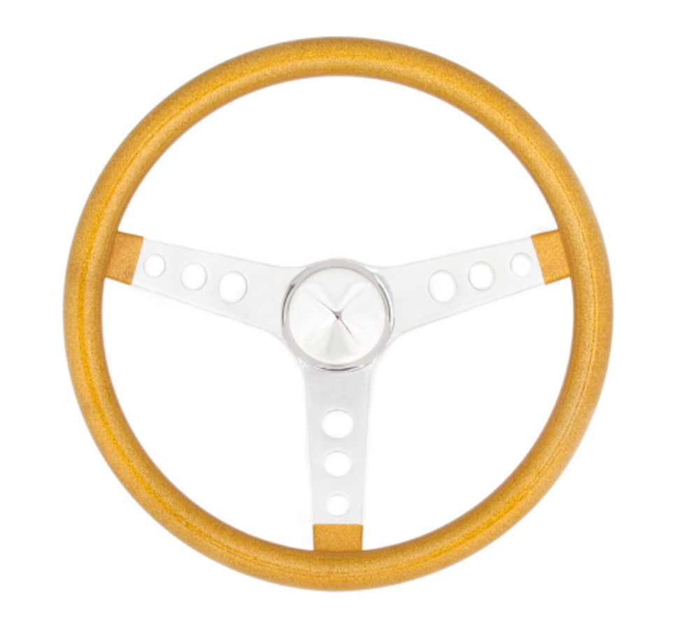 GRANT 8447 - Steering Wheel Mtl Flake Gold/Spoke Chrm 13.5 image