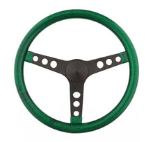 Load image into Gallery viewer, GRANT 8452 - Steering Wheel Mtl Flake Green/Spoke Blk 13.5 image