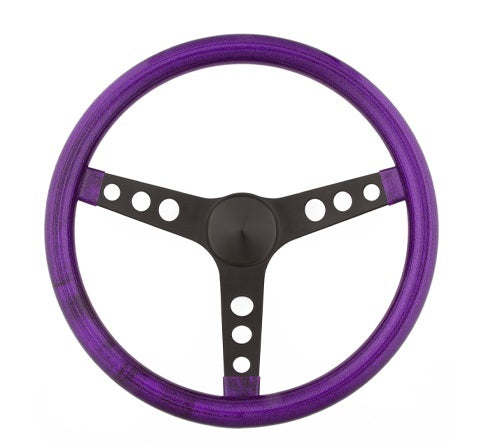 GRANT 8453 - Steering Wheel Mtl Flake Purple/Spoke Blk 13.5 image