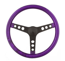 Load image into Gallery viewer, GRANT 8453 - Steering Wheel Mtl Flake Purple/Spoke Blk 13.5 image