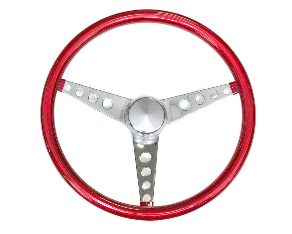 GRANT 8465 - Steering Wheel Mtl Flake Red/Spoke Chrm 15 image