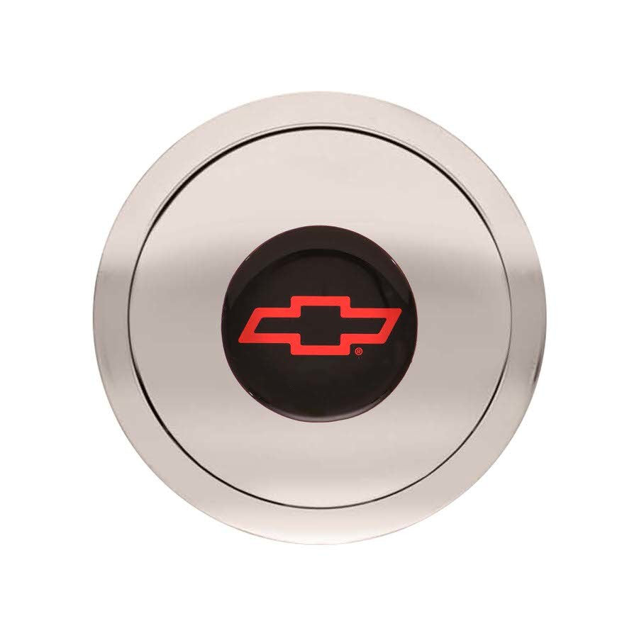 GT PERFORMANCE 11-1122 - GT9 Horn Button Chevy Bow Tie Red image