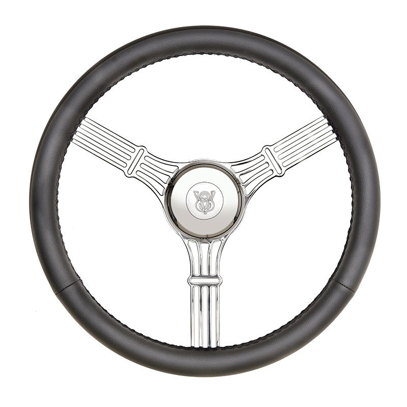 GT PERFORMANCE 21-5645 - GT3 Retro Gasser Steerin g Wheel Bajo Style image