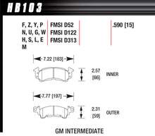 Load image into Gallery viewer, HAWK BRAKE HB103S590 - Full Size GM HT-10  image