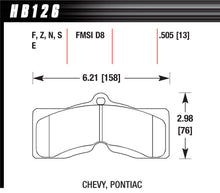Load image into Gallery viewer, HAWK BRAKE HB126F505 - Performance Street Brake Pads (4) image
